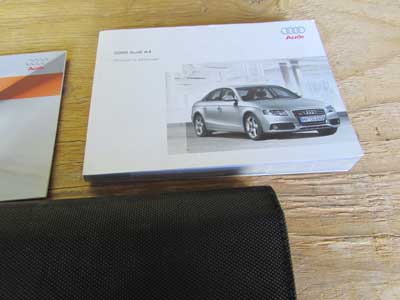 Audi OEM A4 B8 Owners Users Manual Guide Hand Book w/ Case 20095